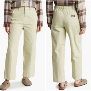 Obey carpenter pants in light green